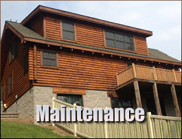  Cloverdale, Virginia Log Home Maintenance